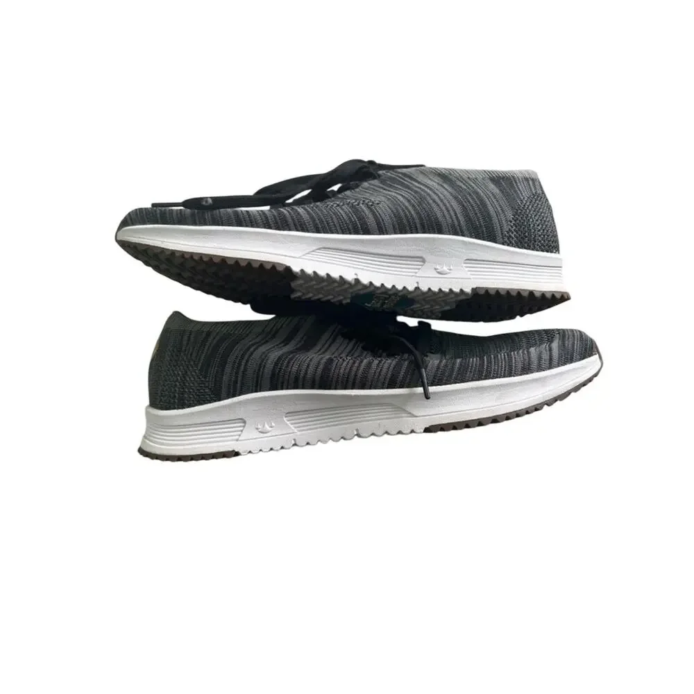 FreeWaters Men's Gray Knit Lace-Up Sneakers Size 13